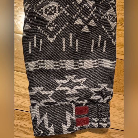 Aperture Women's Small Gray Aztec Pattern Waterproof Snowboarding Ski Jacket EUC - Picture 4 of 10